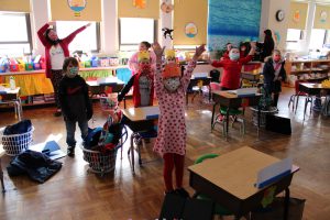 Weedsport Elementary students celebrate the 100th day of school