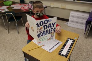 Weedsport Elementary students celebrate the 100th day of school