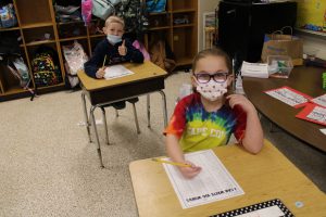 Weedsport Elementary students celebrate the 100th day of school