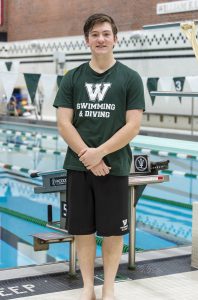 Austin Langdon wins 3rd place in Sectionals diving championship