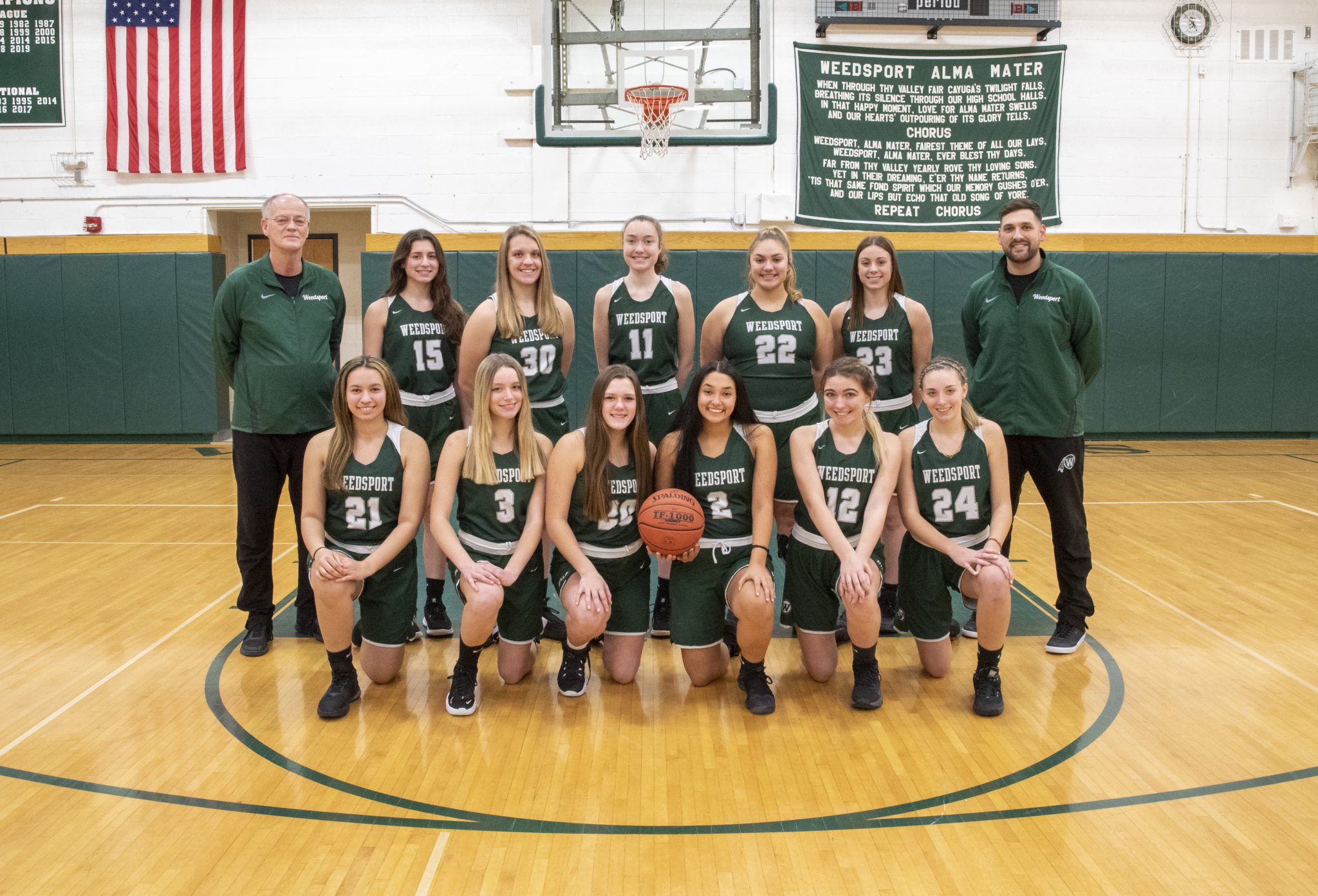 Varsity girls basketball team takes home Patriot League title