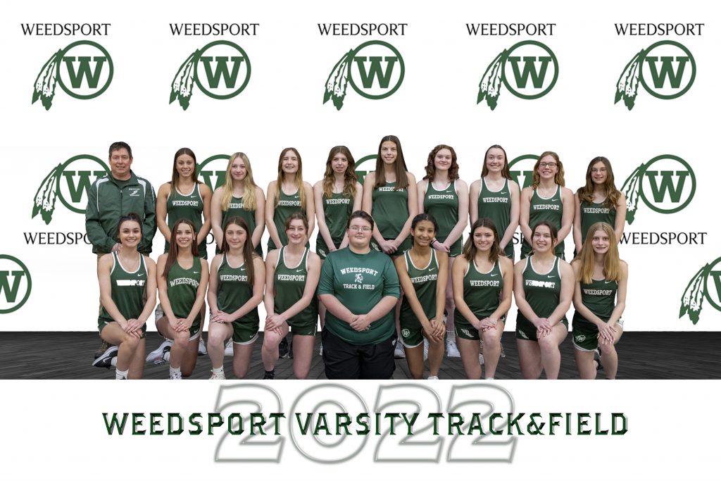 Weedsport girls varsity track and field team competes in sectionals play