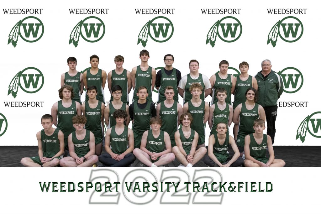 Weedsport varsity boys track and field team competes in sectionals play