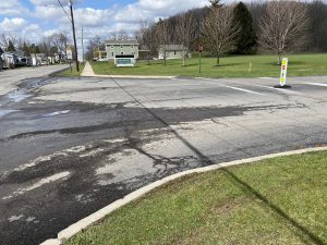 Cayuga County construction project aims to improve drainage at Jr.-Sr. High School entryway
