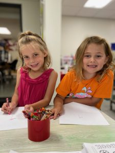 Weedsport students work on art projects during the 2022 Summer Art Camp at Weedsport Elementary