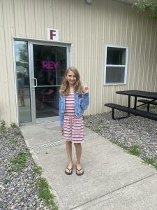 Weedsport 6th grade student Callie Cook attends an audition at Rev Theatre in Auburn