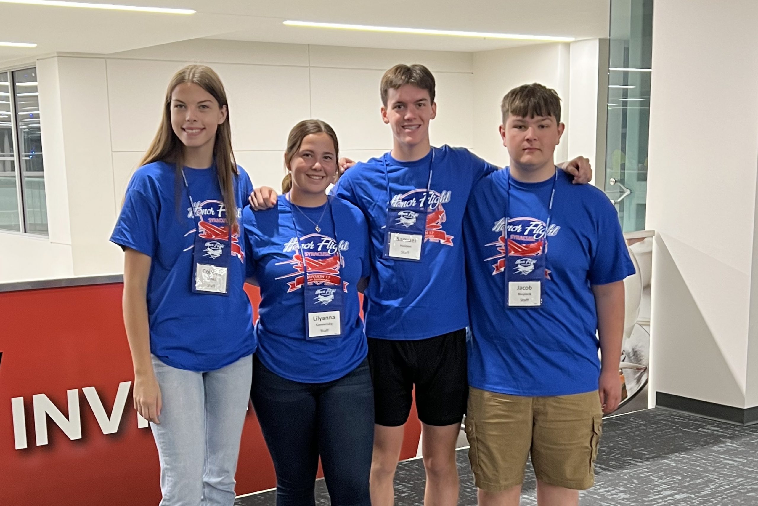 Four students are chosen to participate in Syracuse Honor Flight Mission 17