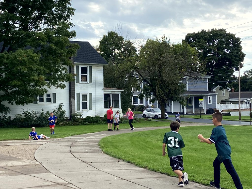 "Boys on the Right Track" team practices after school