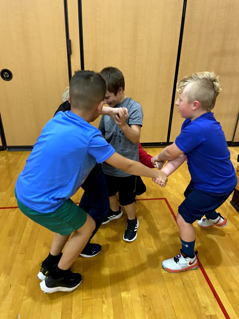 "Boys on the Right Track" team practices after school