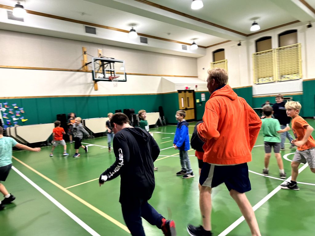 "Boys on the Right Track" team practices after school