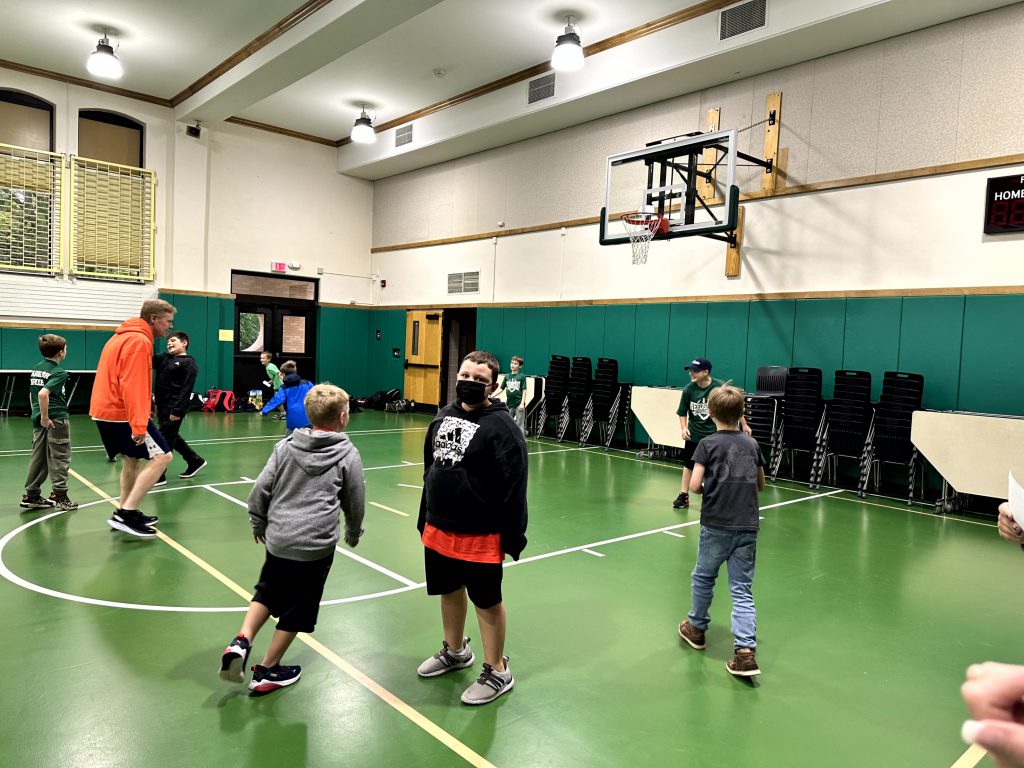 "Boys on the Right Track" team practices after school