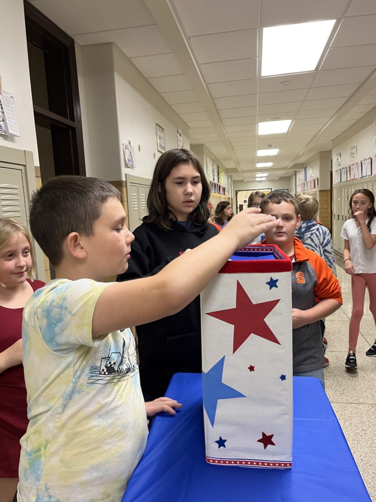 Weedsport Elementary hosts Elementary Student Government Organization elections