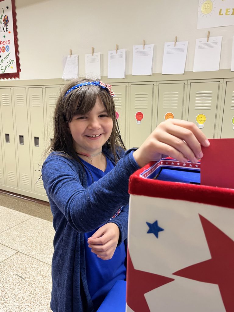 Weedsport Elementary hosts Elementary Student Government Organization elections