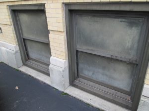 This shows an old window at Weedsport Elementary that will be replaced if the proposed capital project passes