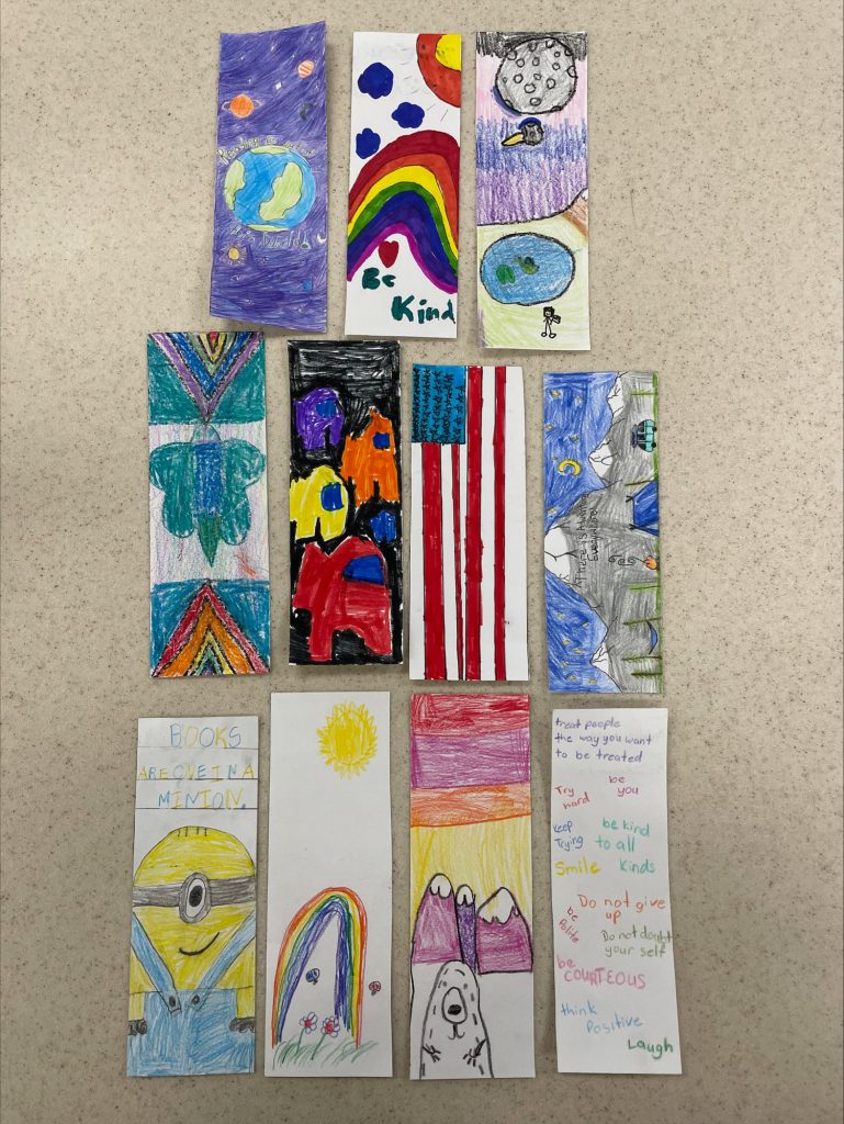 Weedsport Elementary students participated in a Bookmark Contest this year.