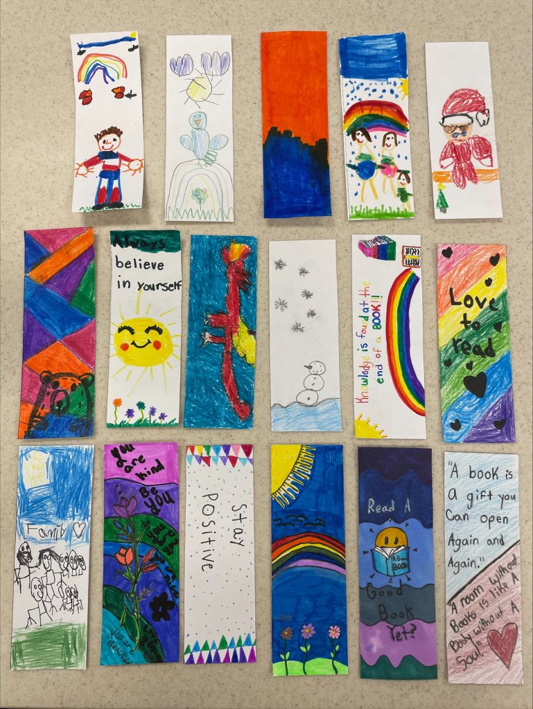 Weedsport Elementary students participated in a Bookmark Contest this year.