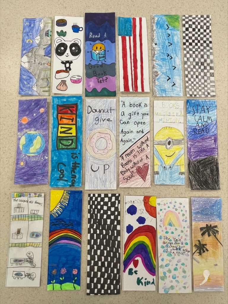 Weedsport Elementary students participated in a Bookmark Contest this year.