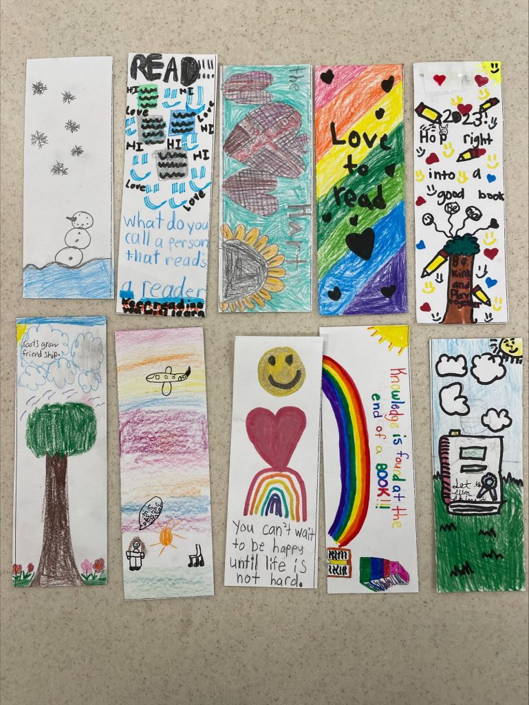 Weedsport Elementary students participated in a Bookmark Contest this year.