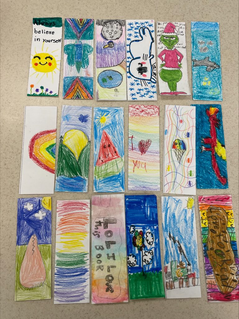 Weedsport Elementary students participated in a Bookmark Contest this year.