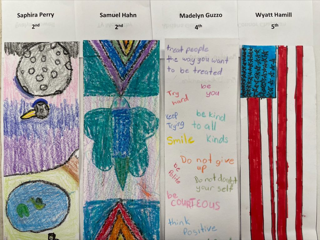 Weedsport Elementary students participated in a Bookmark Contest this year.