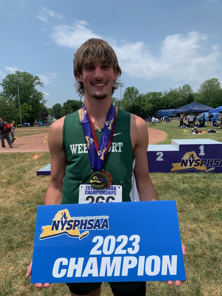 Troy Brown brings home 2023 State Championship in high jump.