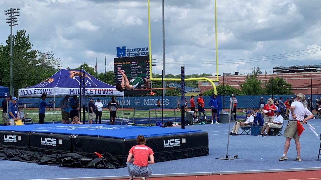 Troy Brown brings home 2023 State Championship in high jump.