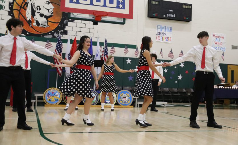 Image of dance number at 2023 USO Show